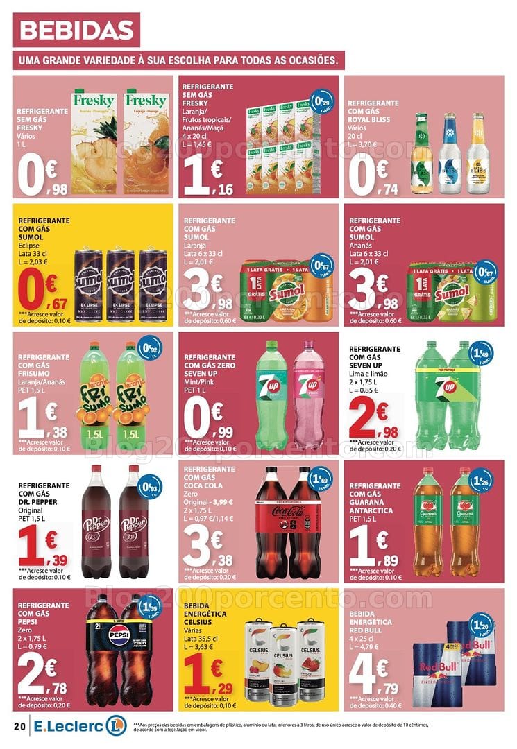 Antevisão Folheto E-LECLERC Promoções de 18 a 24 junho
